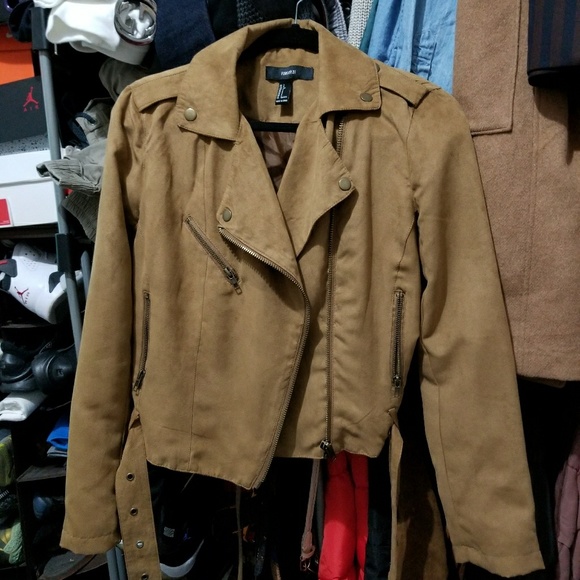 Forever 21 Jackets & Blazers - Forever 21 Faux Suede Camel Jacket size S